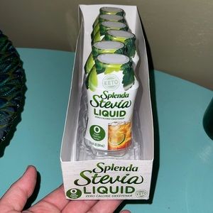 Keto Splenda Stevia Liquid 1.68oz New 6 PCs
